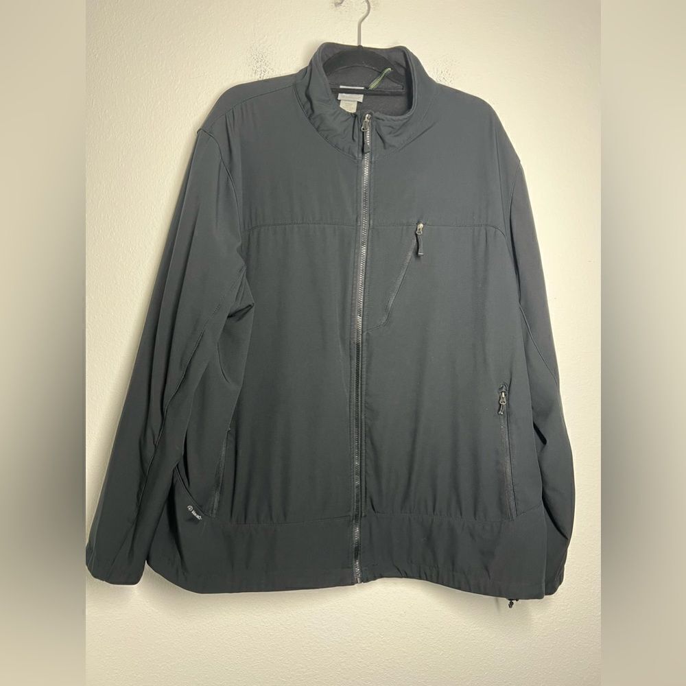 Champion Venture Dry Men’s Jacket Full Zip 3 Pockets Black Size XXL